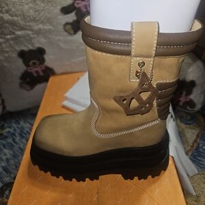 Nakedwolfe Women Tan Boots